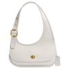Cashin 28 Lock Closure Adjustable Shoulder Strap Leather Shoulder Bag Large Women Shoulder Bag Chalk-White CY923-B4-HA
