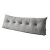 Headboard Wedge Pillow Bedhead Triangular Headboard Pillow Ergonomic Backrest Bolster Cushion with Side Pocket for Dorm Bed Sofa
