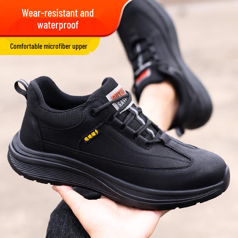 Jingtu Men s 10KV Insulated Anti-Smashing Safety Shoes 39