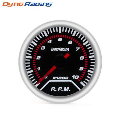 Dynoracing Tachometer 2" 52mm Smoke Lens 0-10000 Rpm Gauge Super Bright Led φωτισμός Μετρητής αυτοκινήτου