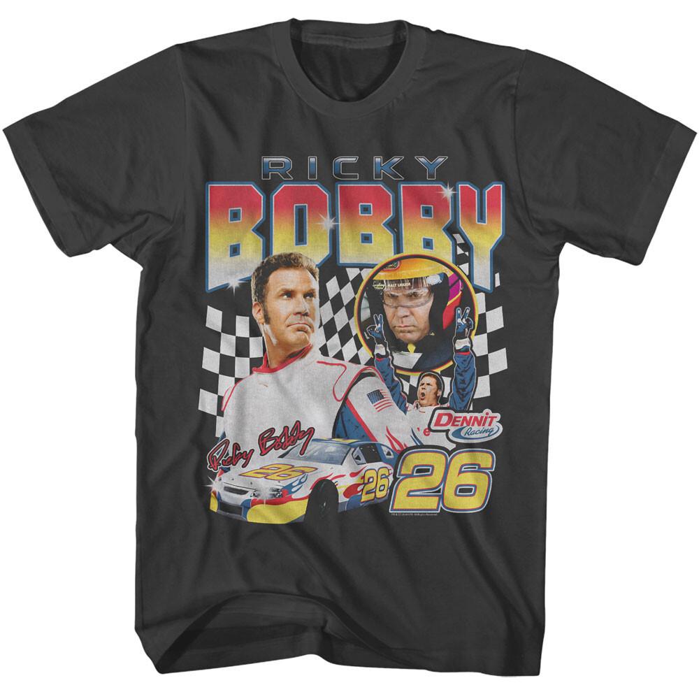 Talladega Nights Movie #26 Ricky Bobby Dennit Racing Men T Shirt M