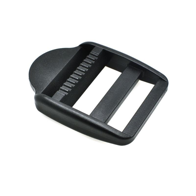 5 Teile/paket Leiter Schloss Schieber Kunststoff Schnallen Rucksack Gurte Schwarz Gurtband 2cm, 2,5 cm, 3,2 cm, 3,8 cm