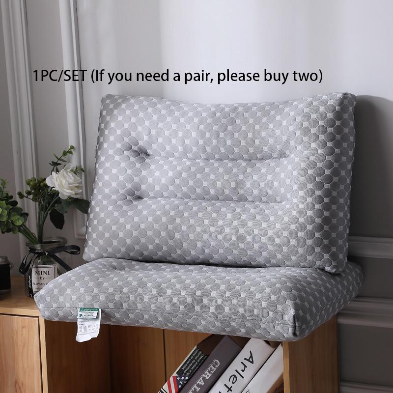 Buy Latex Pellet Neck Sleeping Pillow Bedding Cervical Massage