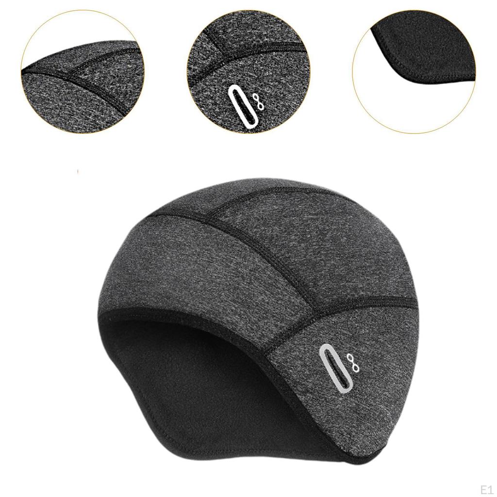 Skull Cap Helmet Liner Beanie Warm Cycling for Running Motorcycle Skiing