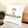M-Macallanns W-Whiskey Cushion Cover Soft Short Plush Pillow Cover Smooth Cozy Texture Aesthetic Cushion Case Home Decor