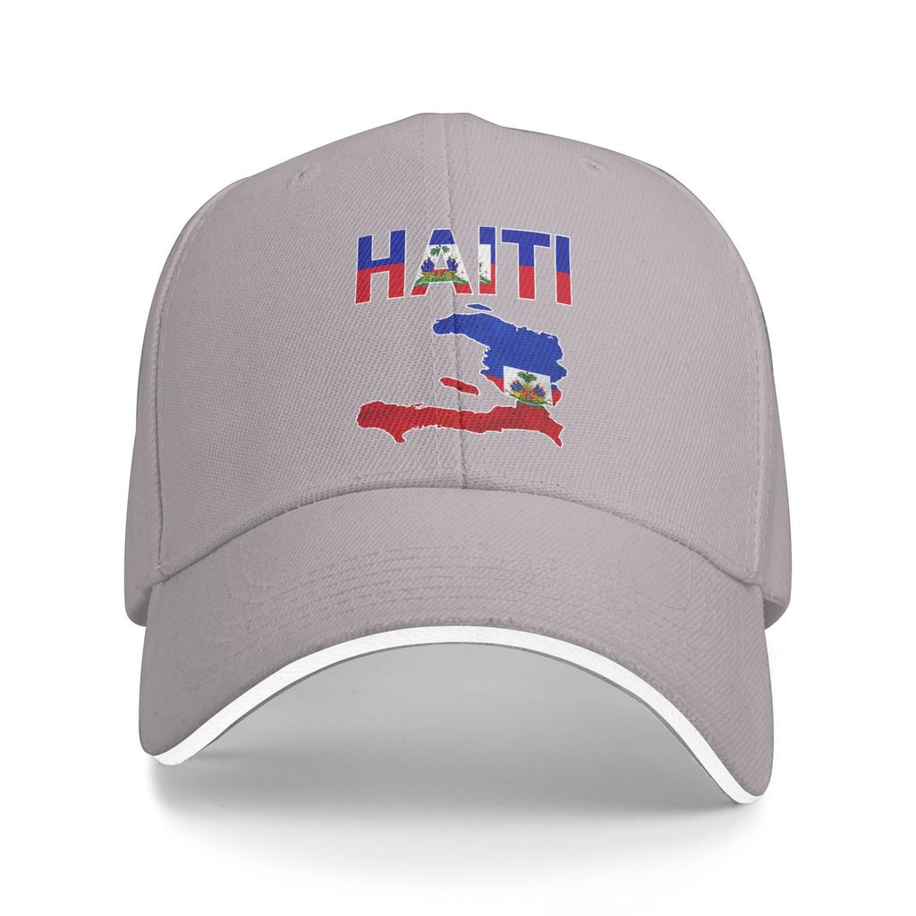 Sun Baseball Cap Happy Haitian Flag Day Cool Haiti Flag Map Haitian Custom DIY Hip Hop Hats Hot Sale Fashion Baseball Caps