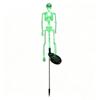 Halloween Party Decoration 3D Skeleton Solar Garden Lamp, Spooky Human Pathway Outdoor Decorations Lights, Waterproof Resin Stake Lights for Yard Lawn