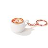 Smooth Solid Plastic Coffee Cup Keychain Portable Design Anti-stress Toy  Spare Time Fun