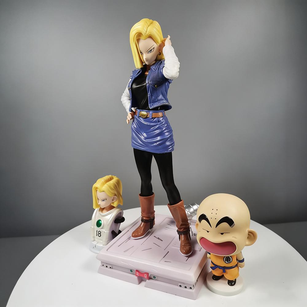 Anime Dragon Ball Z Android 18 Figure 28cm/11.02inch VF Statue Pvc Action Figures Collection Model Toys Gifts