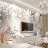 European Style Wallpaper 3d Stereo Jewelry Flowers Photo Wall Murals Living Room Bedroom Background Decor Wall Stickers