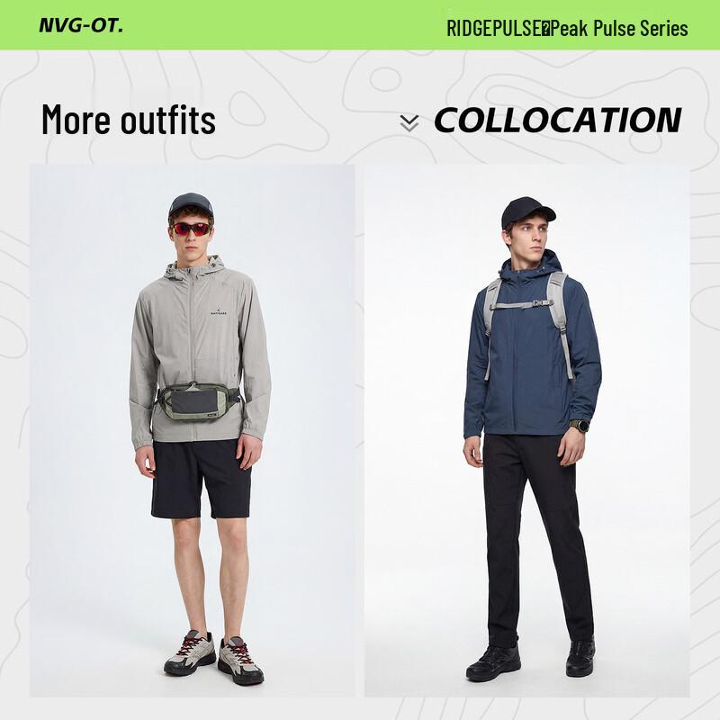 NVG·YOUNG Men's Lightweight Hooded Outdoor Jacket