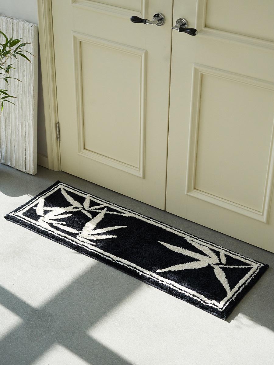 

Нескользящий бамбуковый ковер с флокированным тафтинговым ворсом для гостиной, столовой, ванной комнаты или прикроватной зоны 40*120cm Premium Flocked