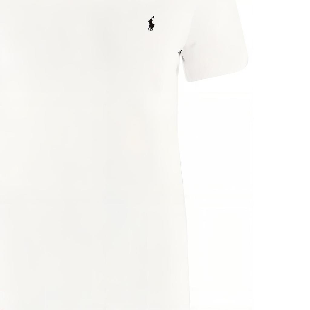 Polo Ralph Lauren Ss22 Solid Color Logo Embroidered Crew Neck Short Sleeve T-Shirt Men Tops White 714844756-004