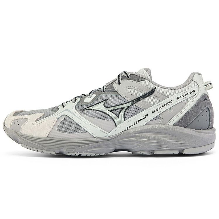 Mizuno LG 90s EC Comfortable Fabric Leather Shock Absorbing Wear Resistant Breathable Low Top Casual Running Shoes Unisex Sneakers D1GH221305