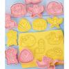 2/3Pcs Cartoon Pattern Printing Cookie Cutter Mold DIY Kites Zongzi Boats Mold