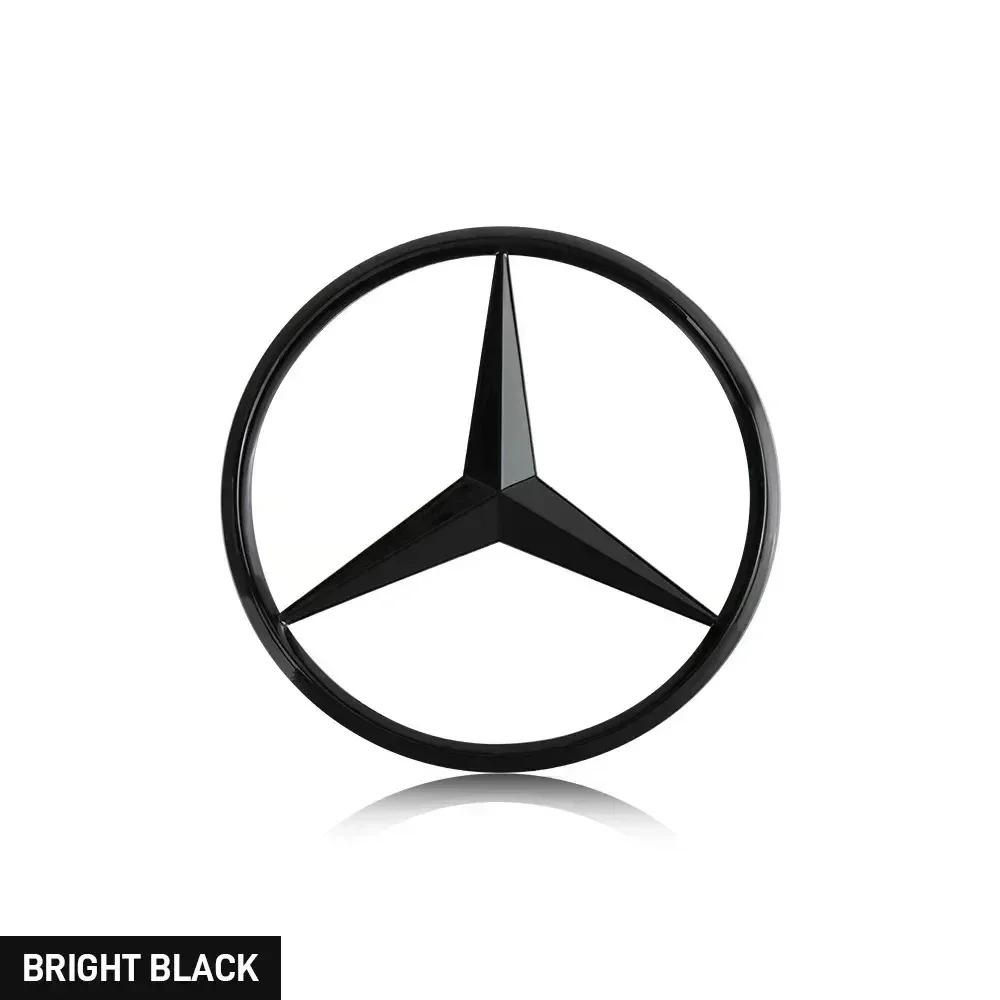 For Benz C1aHub Cap 70mm ABS Car Front Engine Logo Stickers Hood Emblem Badge Decal Accessories For Mercedes Benz AMG W220 W221 W117 W166 W176 W177