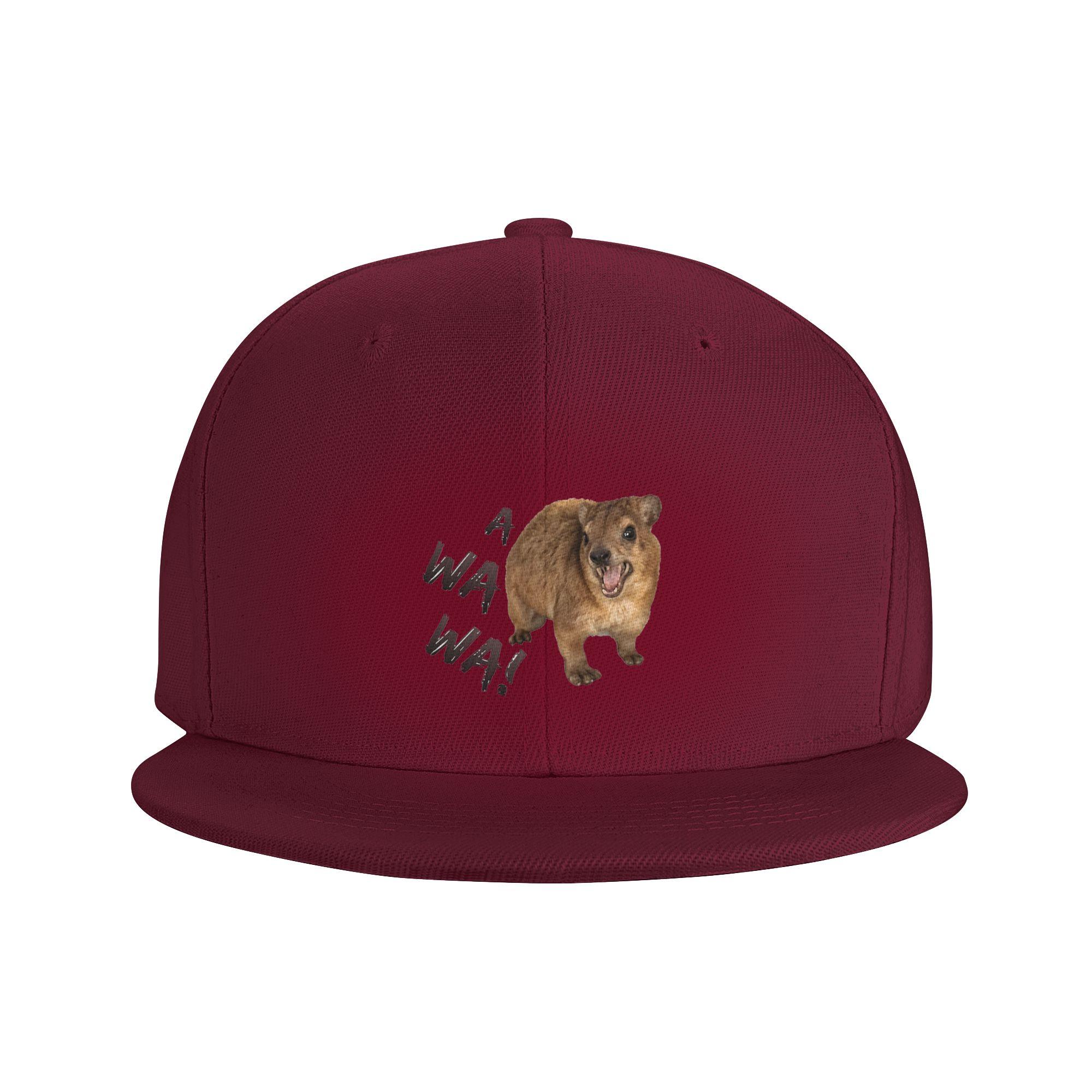 

Awawa Angry Screaming Rock Hyrax Meme Baseball Caps Snapback Fashion Baseball Hats Breathable Casual Casquette Outdoor Unisex One Size