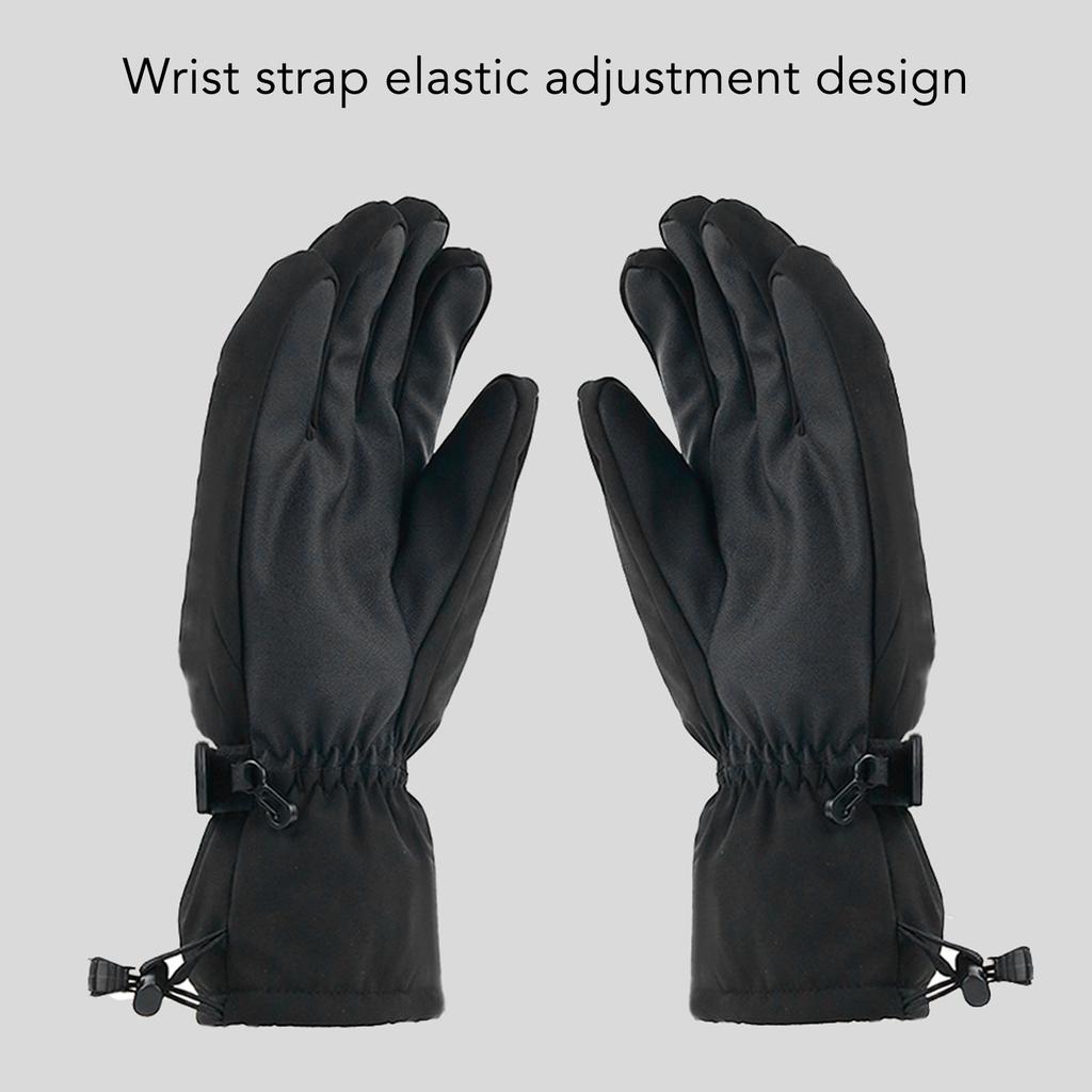 Heated Gloves Skiing Snowboarding Electric Battery Heated Gloves with 3 Heating Levels Skiing for Men Women
