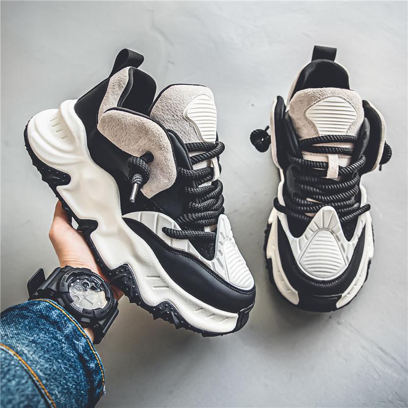 Footwear Comfort Outdoor Anti Slip Walking Round Shoelaces Designer Men Shoes Spring Sneakers Male Fashion Youth Tide Man Casual