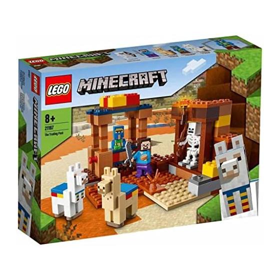 LEGO Toy Minecraft Villager Trading Post Boys Girls Minecraft Children s Goods Game Toy Educational Toy Birthday Present Gift LEGO Block 21167 8
