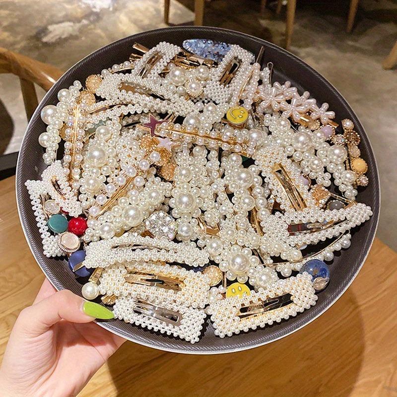 10 Pcs/set Women's Fashion Hair Accessories High-quality Resin Hair Clips Suitable For Daily Holiday Wear Girl Jewelry Hair Clip