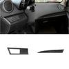 LHD For Mazda 3 2010 2011 2012 2013 Carbon Fiber Central Dashboard Cover Sticker