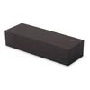 Černý ebenové dřevo řezivo polotovar 12x4x2,5cm Černý eben řezivo dřevo dřevo rukojeť deska jemné zrno hladký DIY materiál pro