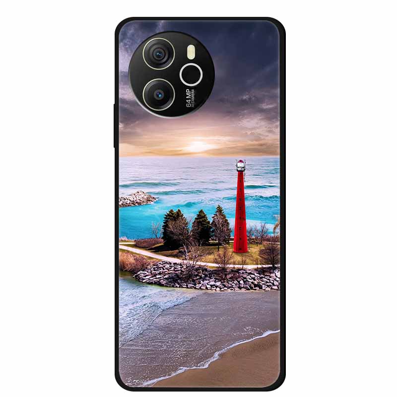 Para Funda Blackview Shark 8 Original Silicona Suave TPU Fundas de Teléfono Cubierta Trasera Para Blackview Shark8 Protector Moda Planeta Coque