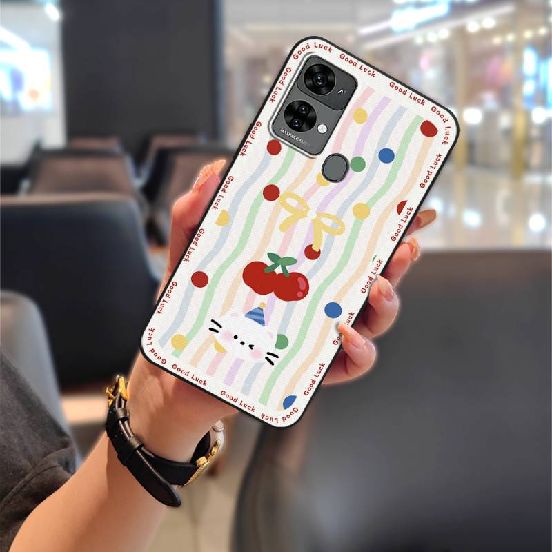 Durable Waterproof Phone Case For Oukitel C33 Graffiti Cartoon Shockproof Back Cover Phone Pouch Protective TPU Animals