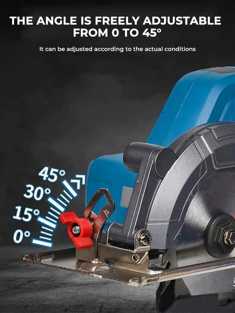 6 Inch Brushless Circular Saw Compact Cordless Electric Saw Wood Metal Ceramic Tiles Cutter Power Tool For Makita 18V Battery
