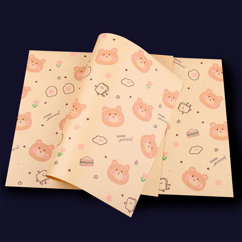 Oil-Absorbing Food-Grade Cooking Paper: Tray Liners for Frying, Grilling, Baking, Roast Duck, and Sandwich Wrapping.