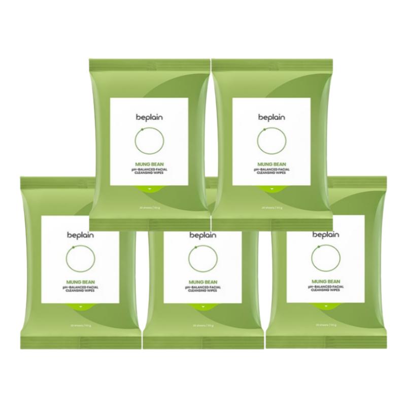 BEPLAIN Mung Bean Cleansing Tissue 20sheets X 5