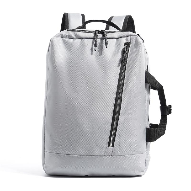 

Large Capacity Backpack Men Travel Backpack Wear-Resistant Waterproof Student Schoolbag светло-серый