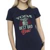 Star Wars Womens/Ladies Mandalorian Yoda Dad Cotton T-Shirt