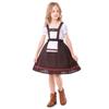 Costume Cosplay di Halloween Vestito Tradizionale Bavarese Oktoberfest per Ragazze con Bretelle