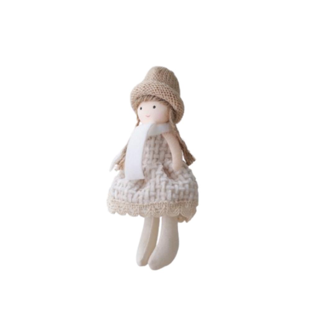 

Soft Christmas Boys Girl Pendant Cute Xmas Tree Hanging Decorations Home Christmas Decor Style 2