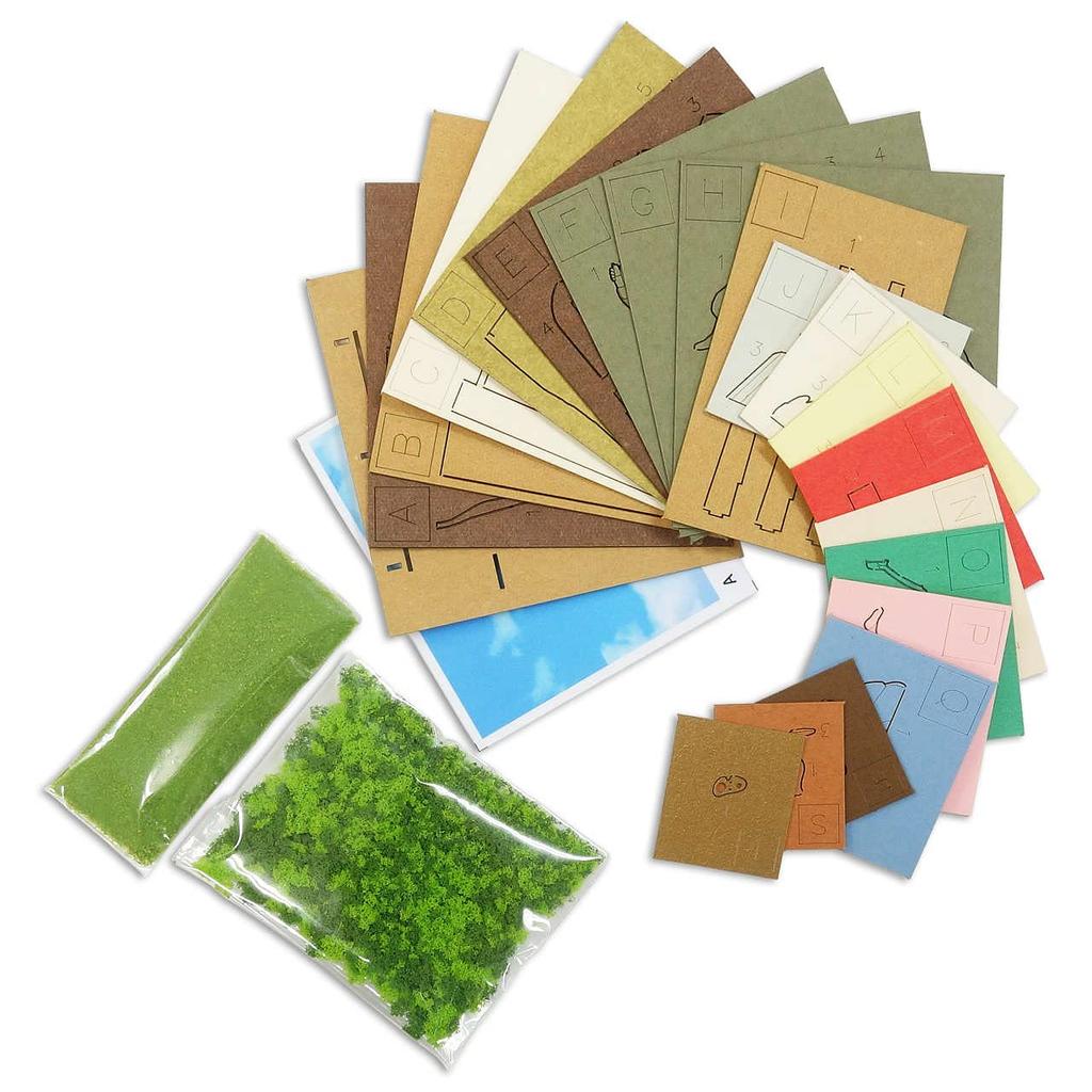 Sankei Studio Ghibli Mini Castle in the Sky Giant Tree Forest Paper Craft Laputa MP07-135