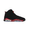 Air 6 Retro GS Reverse Infrared Vendedor Tênis Infantil Preto Light-Crimson IQ1275-001