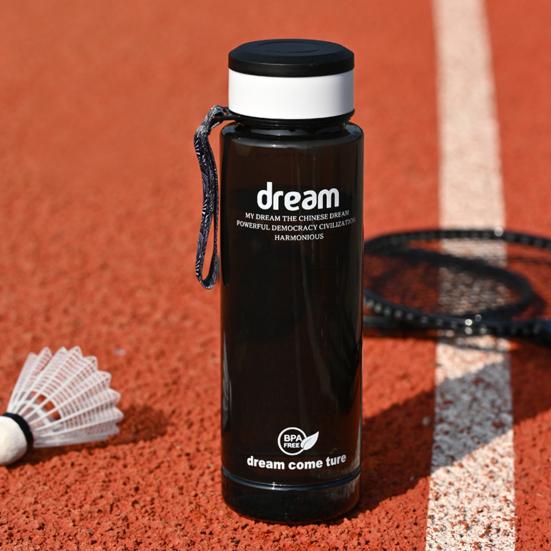 1000ml Sport Bottle Food-grade High Capacity Leak-proof Heat Resistance Drop-resistant Summer Simple Tea