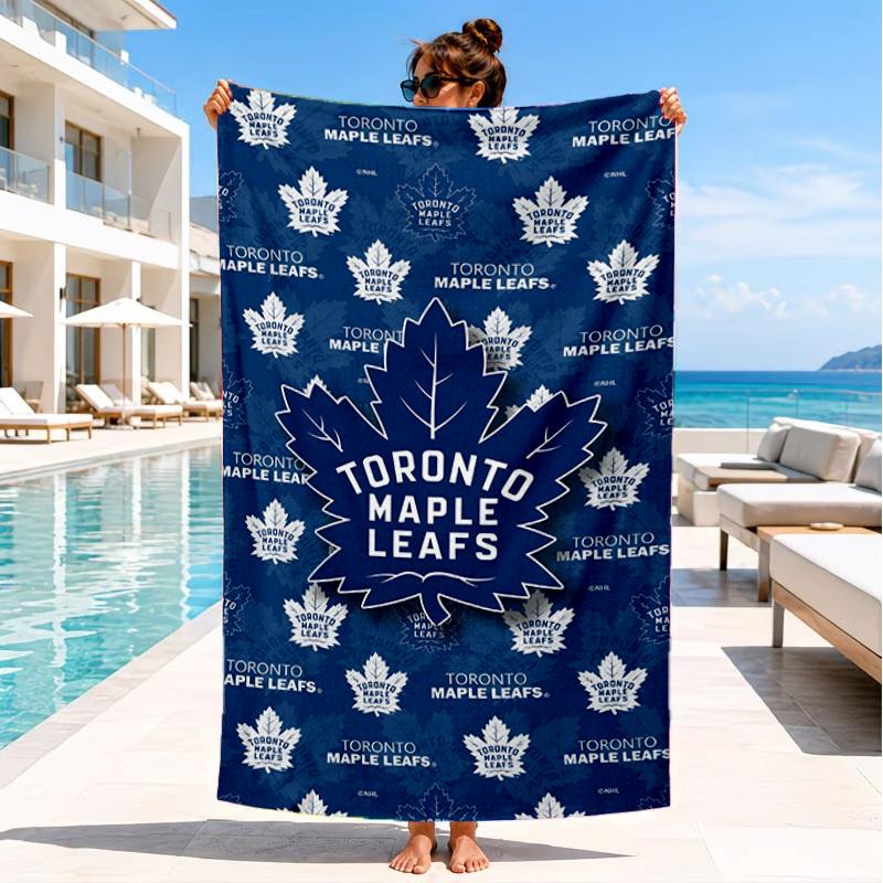 Toronto Leafs Hockey Beach Towel, Super Soft Microfiber, Perfect Gift for Her/Him, Birthday, for Pool, Beach, Travel, Decor Beach Party