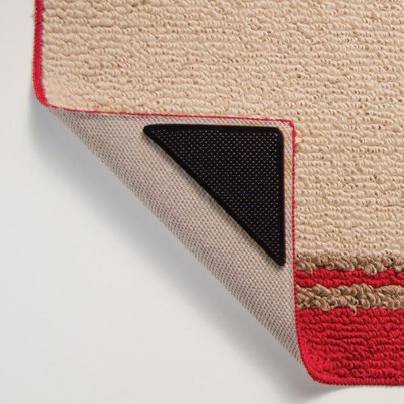 Ruggies Carpet Anti Slip Mat Patch Double Sided Tape Triangular Rubber Material