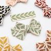 Embroidered Leaf Embroidered Trim Ribbon Satin - Multi-Color Options Decorative Ribbon Fabric 0.91 Meter Pack for DIY Sewing Craft
