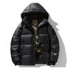 Down Jacket Men's Winter Short Men's Clothing Warm Bread Clothes Men's and Women's Same Style Thickened Black Gold and White Duck Down Men's Jacket