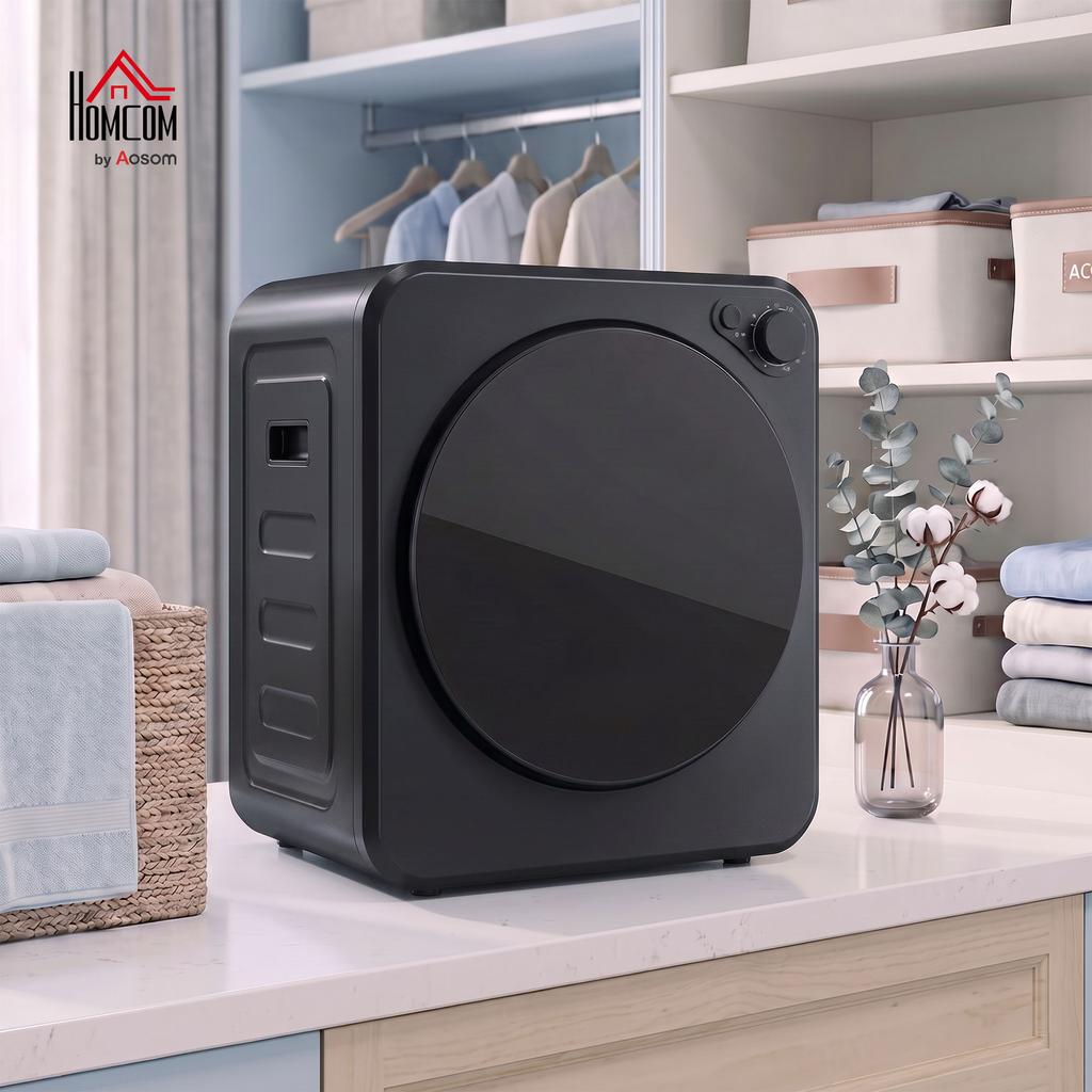 Vented Tumble Dryer, 5 Drying Modes, 400/800 W, Black