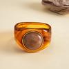 Europe American Style Acrylic Bangle Smudging Retro Hand Ring Cute Irregular Wide Bracelet  Girls