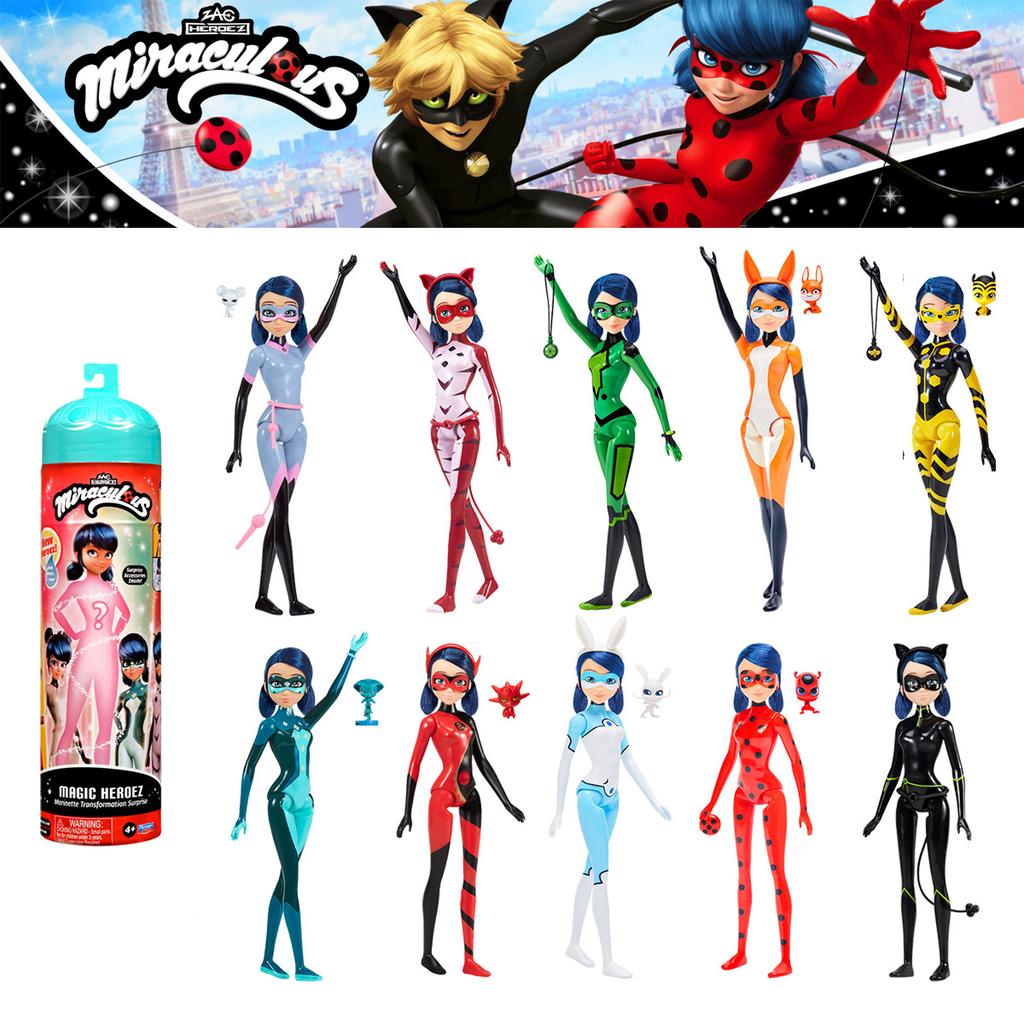 Zázrační Kamarádi Beruška Kouzelní Hrdinové Marinette Transformace Překvapení Dárky Hračka Model Anime Figurka Sběratelský