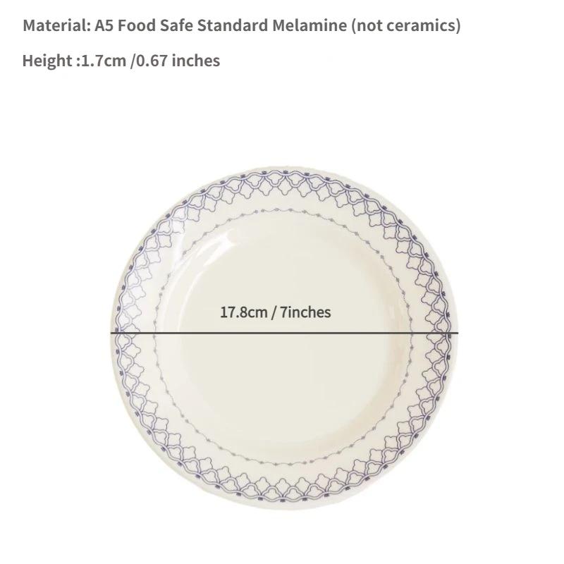 7 INCH Rosa Floral Fruits Bowl Bucătărie Scurgere Coș pentru Legume Fructe Spălare cu Mânere Desert Servire Tavă