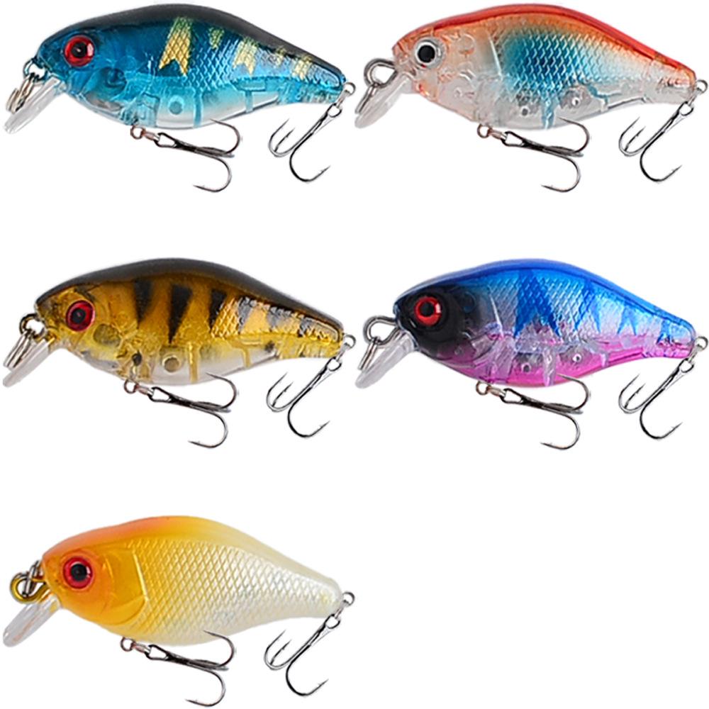 Small Floating Rock Fat Guy Fishing Lure - 4.5cm/4g Simulated Bait for Asp and Bass
