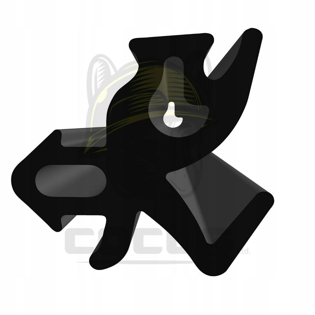 Seal for PVC windows S-1182 ALUPLAST BLACK 1m