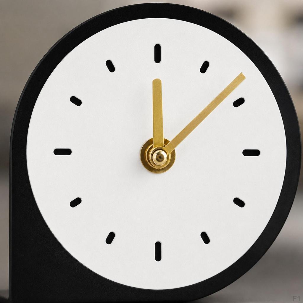 Acrylic Desk Clock Gifts Non Ticking Creative Bedside Clocks Tabletop Clocks, for Desktop